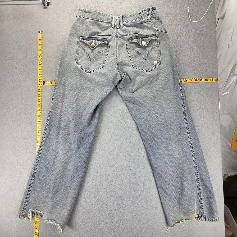 Levis Engineered Jeans Mens Blue Light Wash Relaxed Straight Fits 30X32